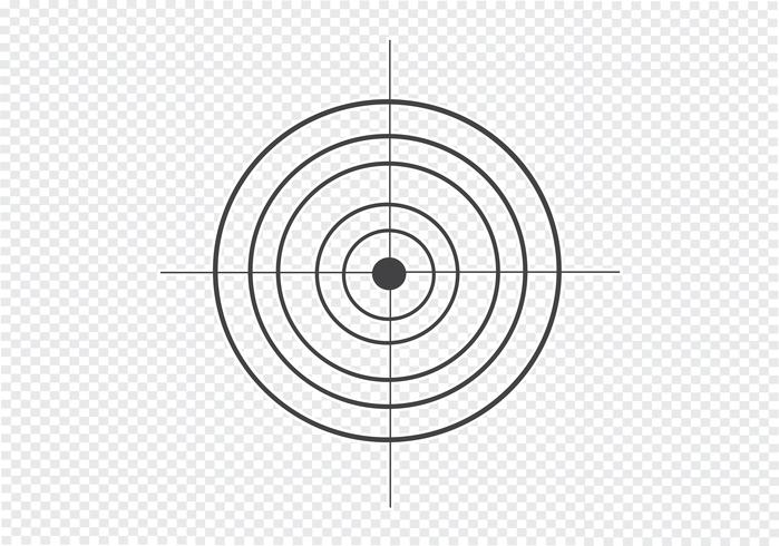 Zielsymbol Symbol Zeichen vektor