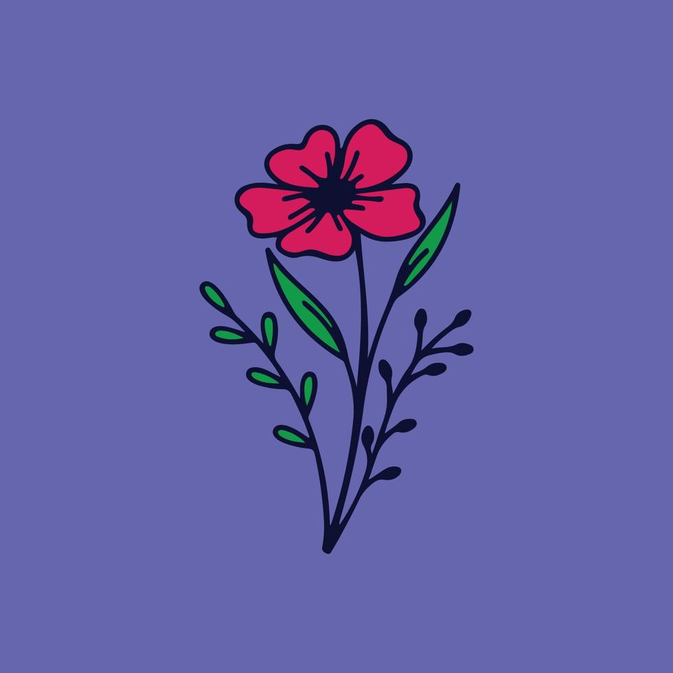 kostenloser Blumen-Logo-Vektor vektor