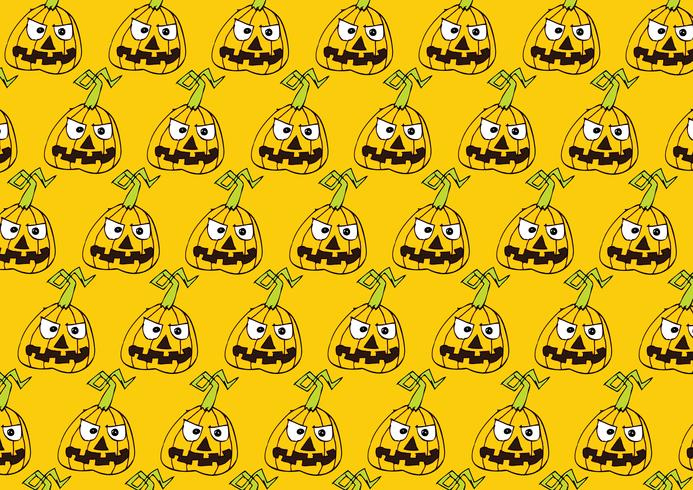 Halloween Kürbis Hintergrund vektor