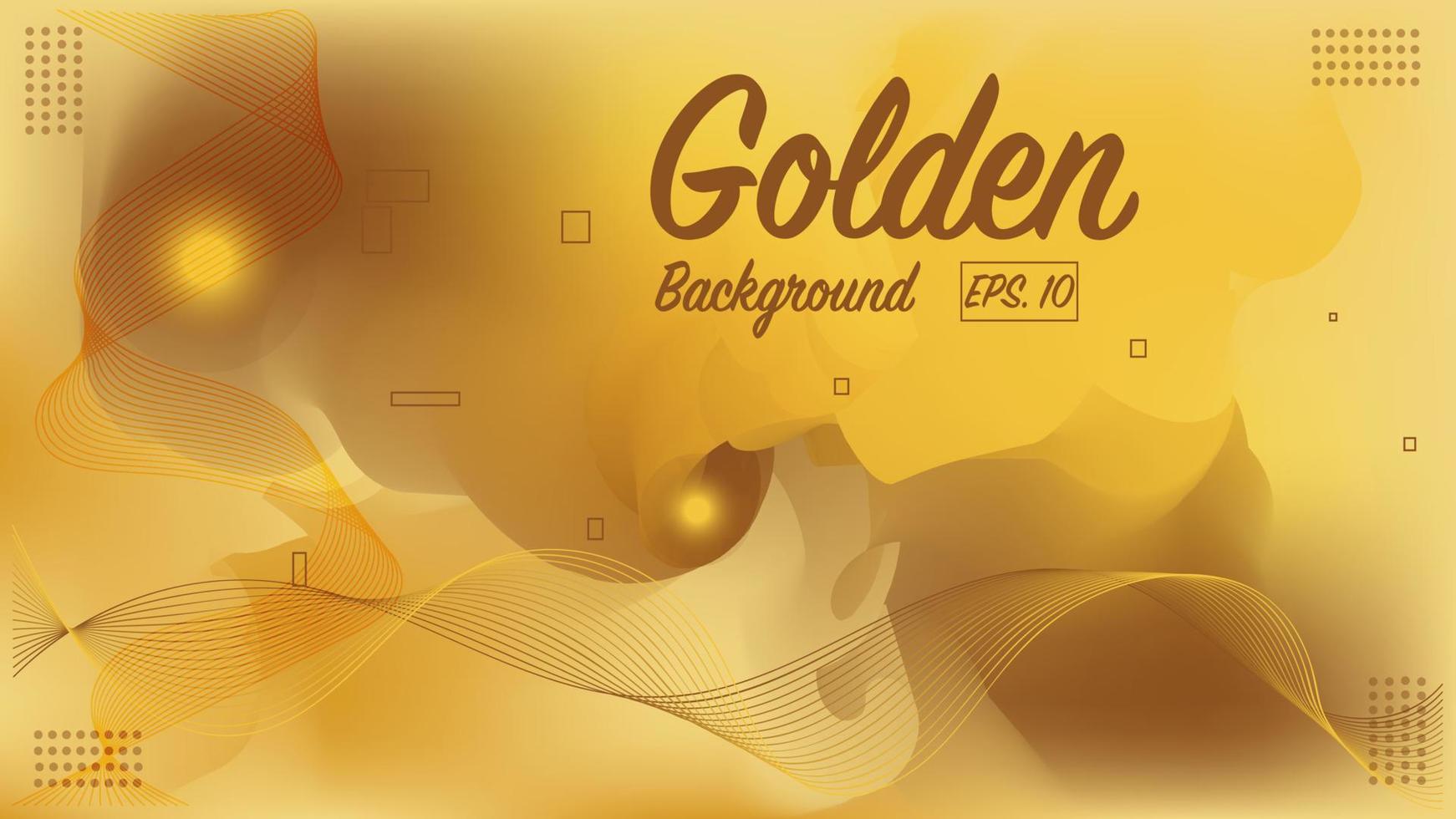 goldener abstrakter Hintergrund vektor