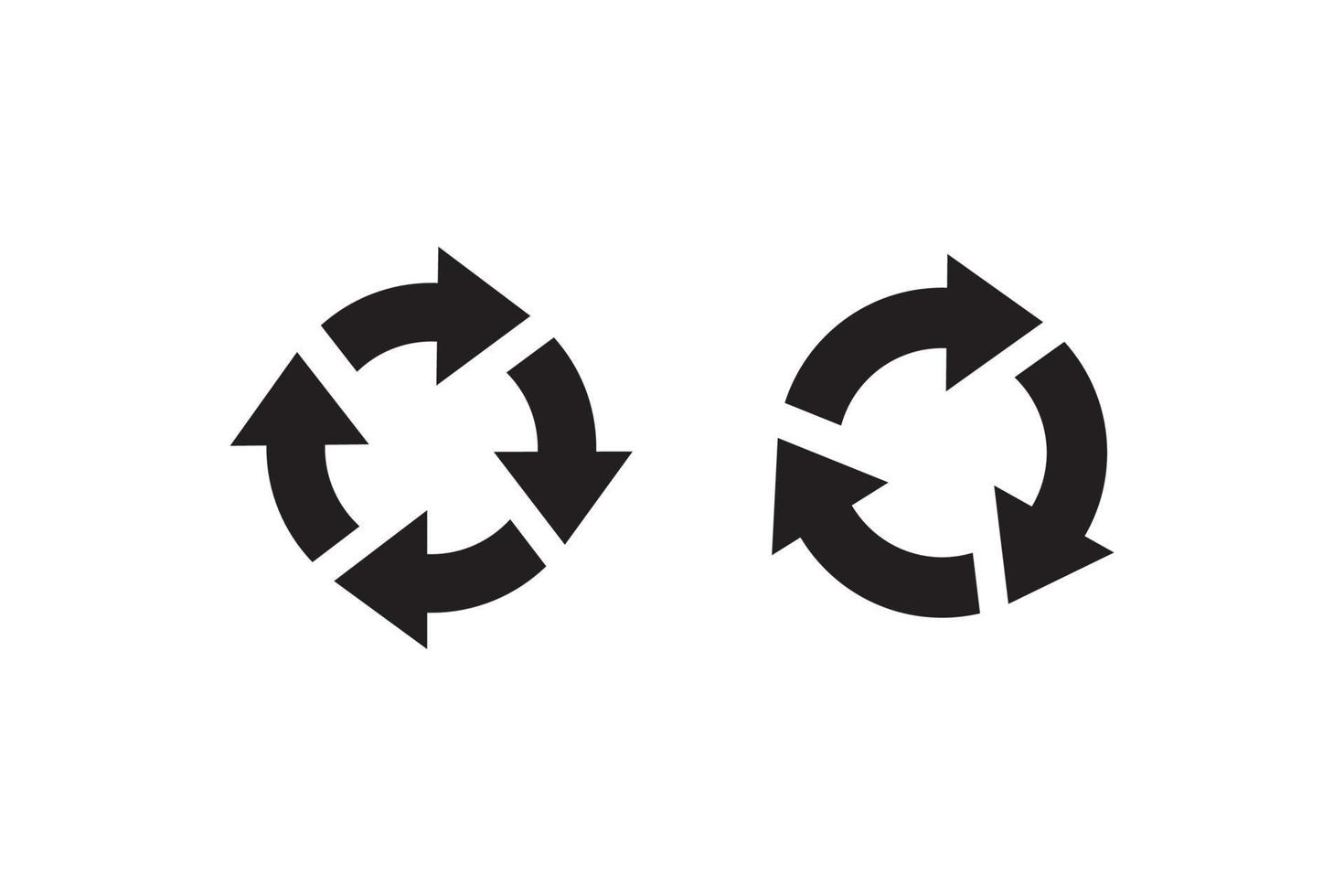 återvinning ikon vektor teknik symbol