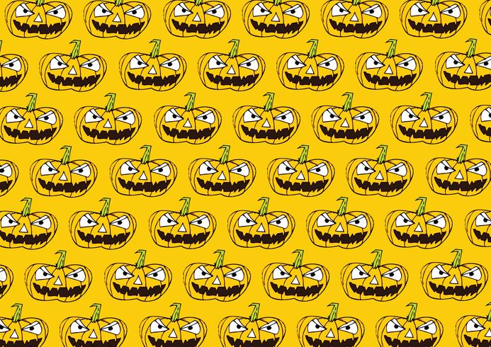 Halloween Kürbis Hintergrund vektor