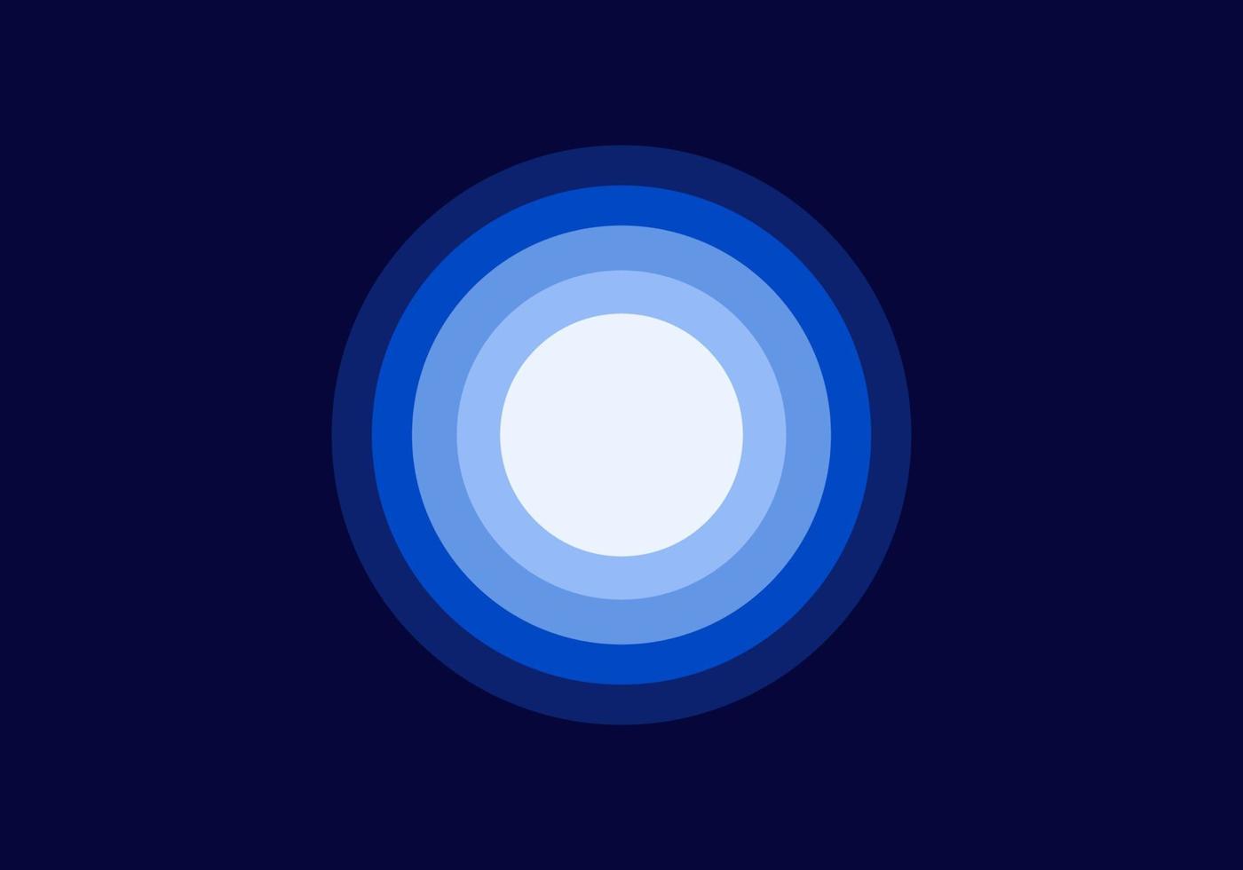 Farbverlauf des blauen Spektrums vektor
