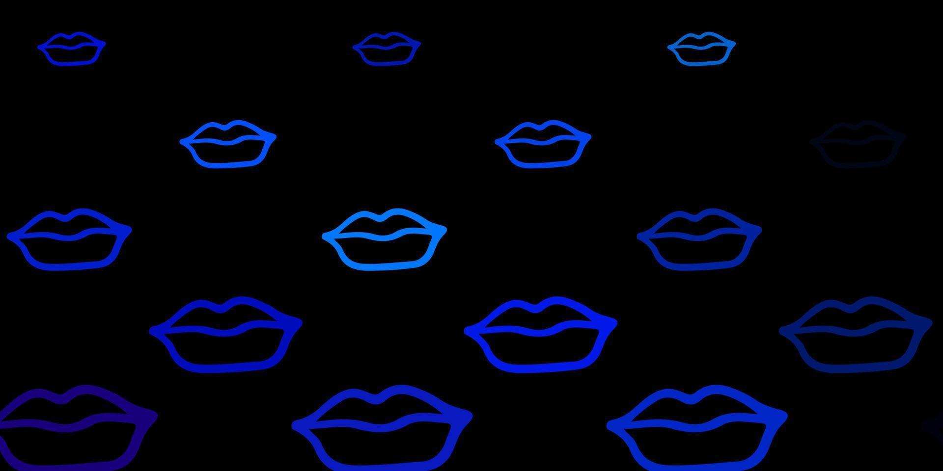 dunkelrosa, blaue Vektorbeschaffenheit mit Frauenrechtssymbolen. vektor