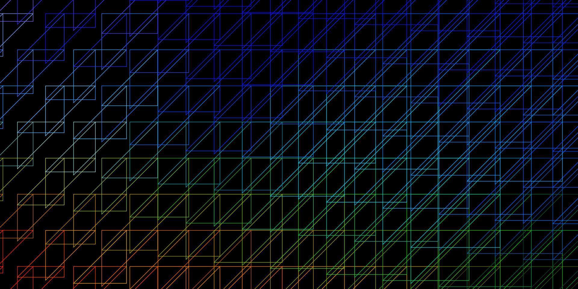mörk flerfärgad vektorlayout med linjer. vektor
