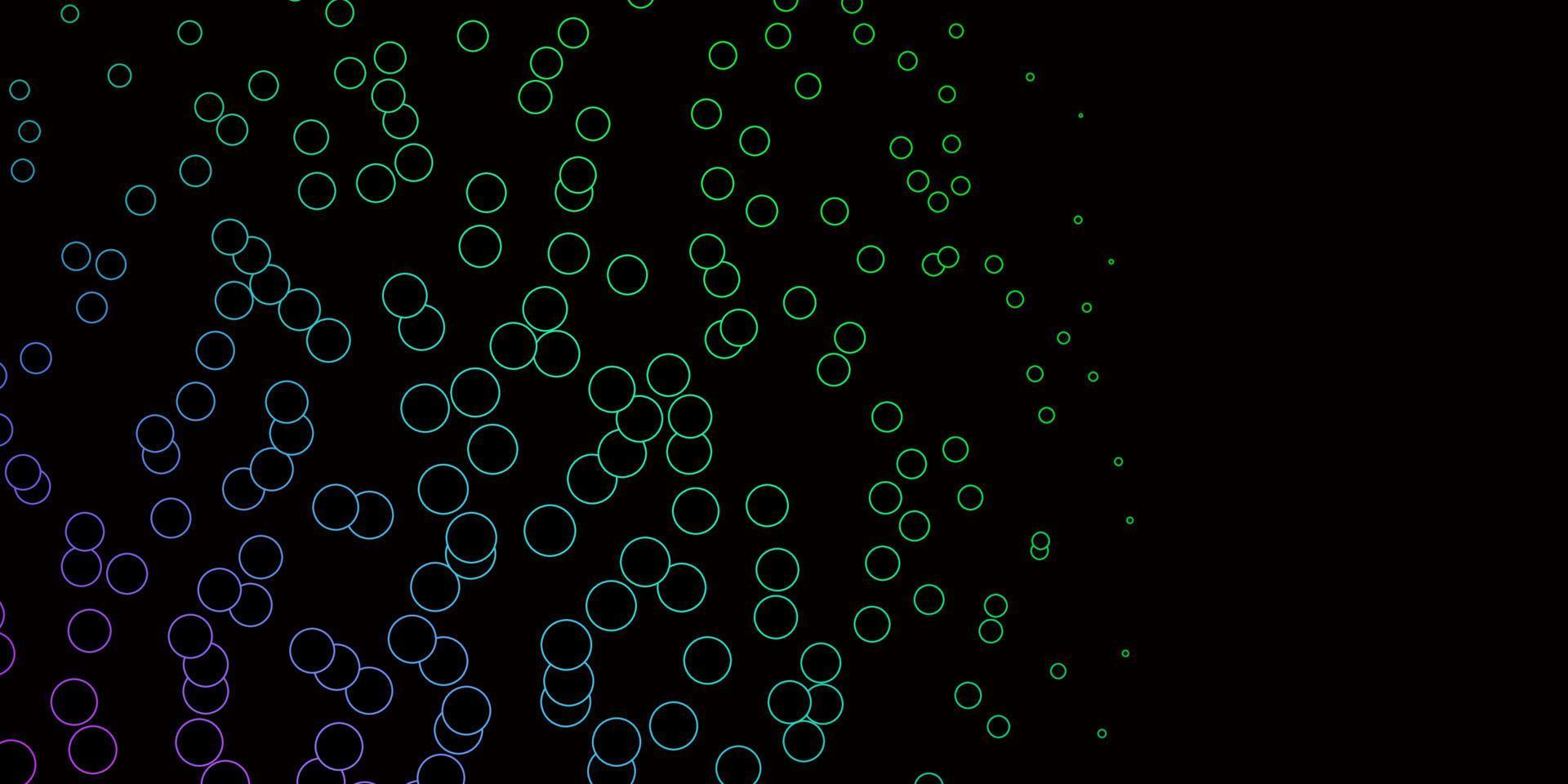 mörkrosa, grön vektorbakgrund med prickar. vektor