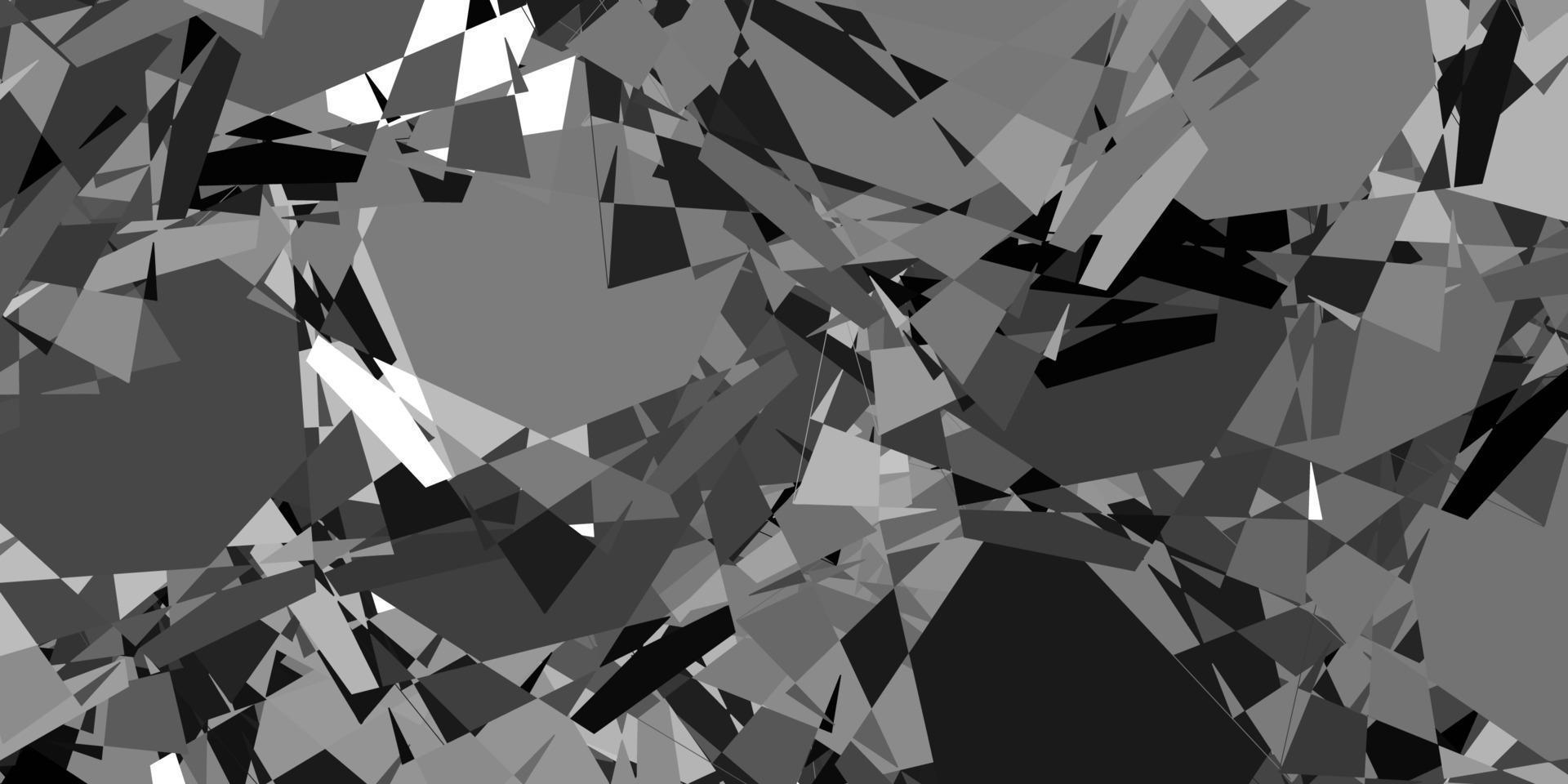 ljusgrå vektorbakgrund med polygonala former. vektor