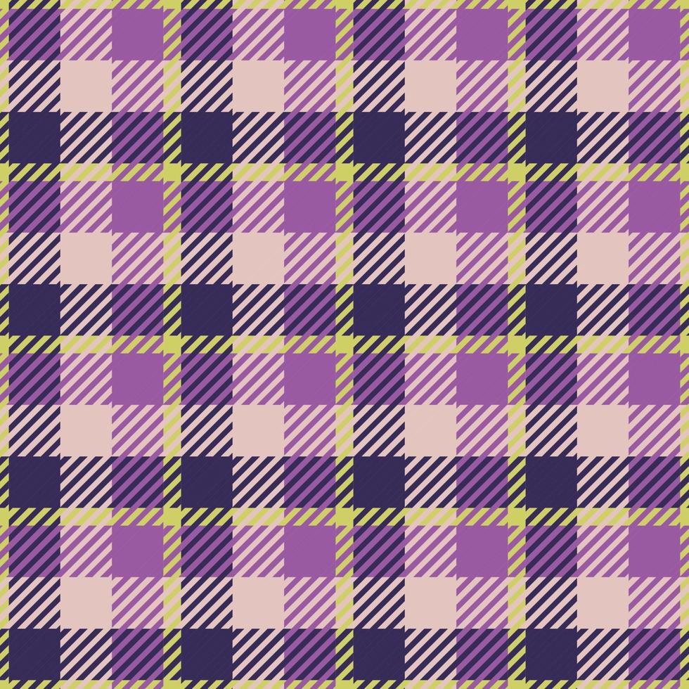 Tartan-Karomuster in Violett. nahtlose Vektorillustration. karierte textur für kleidungsstoffdrucke, webdesign, heimtextilien vektor