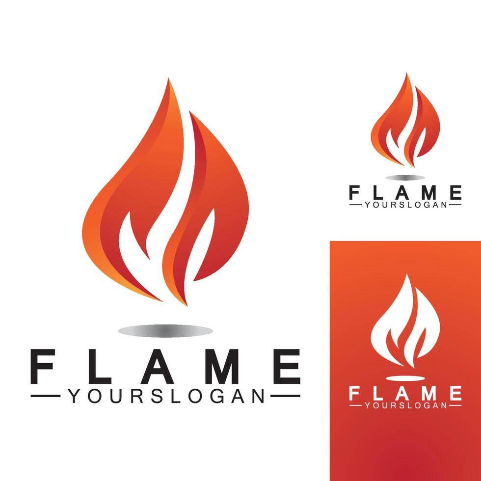 brand flamma logo design vektor mall