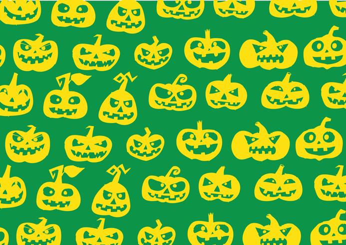 Halloween Kürbis Hintergrund vektor