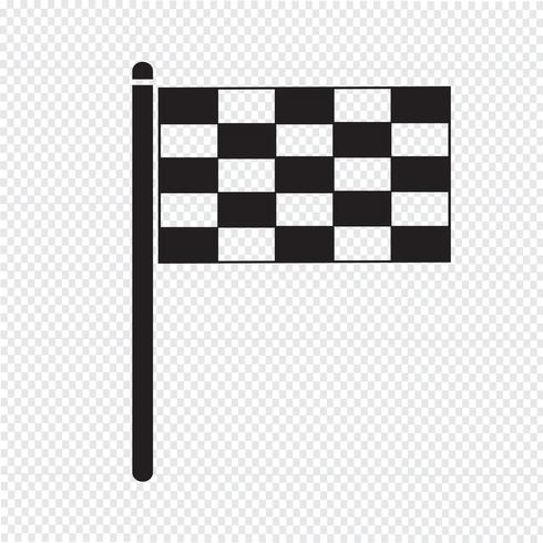 Flaggensymbol Symbol Zeichen vektor