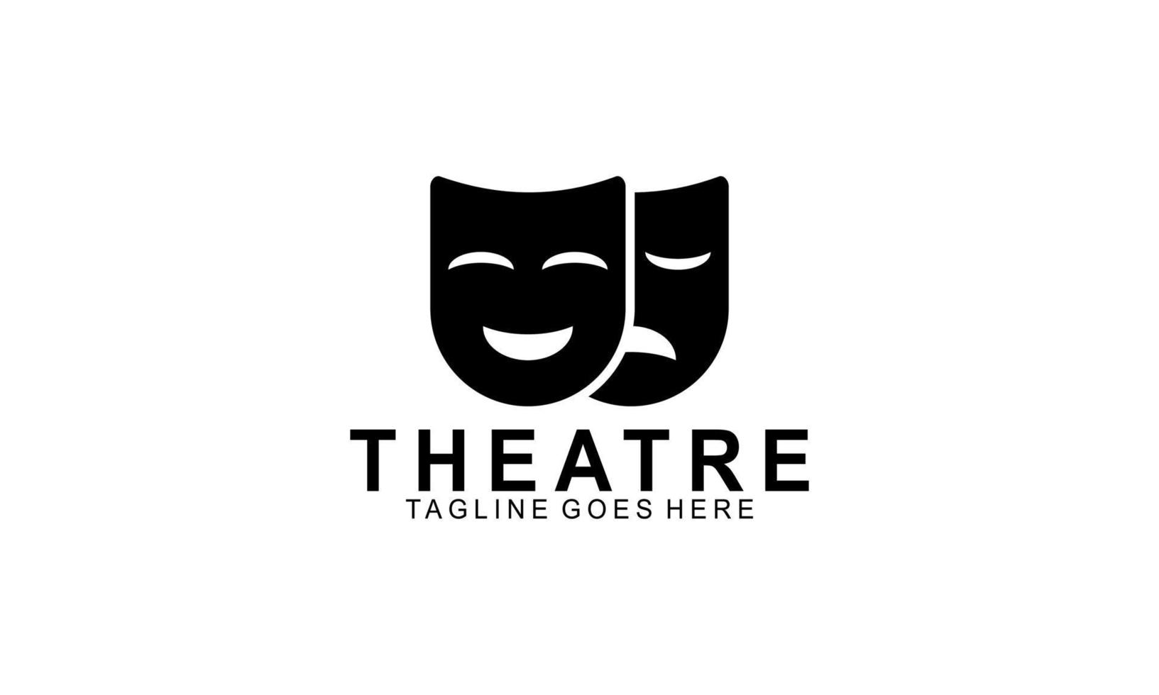 Theater-Logo-Vektor. Theaterillustration vektor