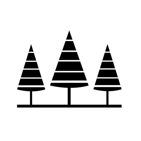 Baum Symbol Symbol Zeichen vektor