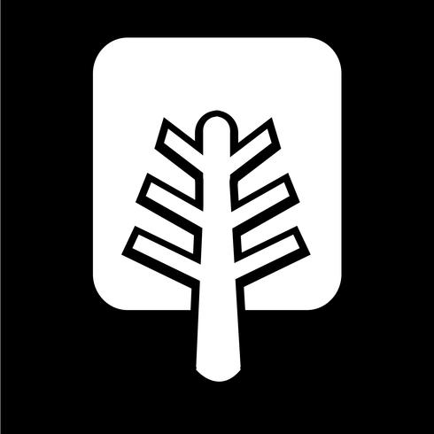 Baum Symbol Symbol Zeichen vektor