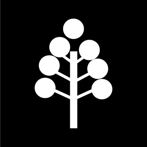 Baum Symbol Symbol Zeichen vektor