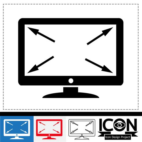 tv ikon symbol tecken vektor