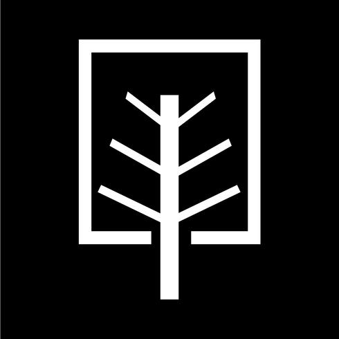 Baum Symbol Symbol Zeichen vektor