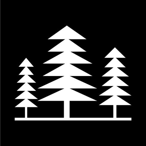 Baum Symbol Symbol Zeichen vektor