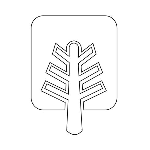 Baum Symbol Symbol Zeichen vektor