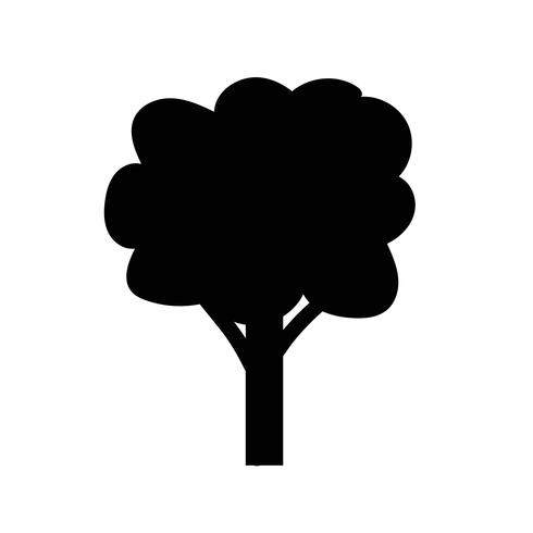 Baum Symbol Symbol Zeichen vektor