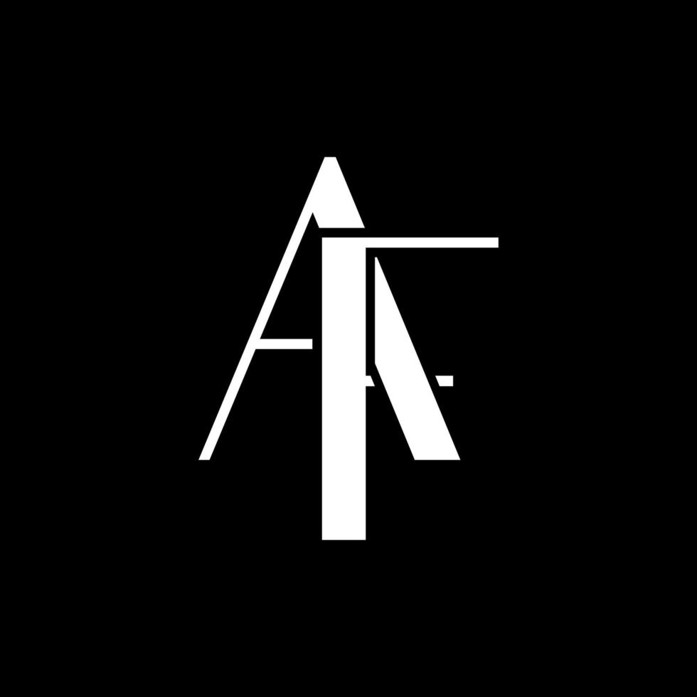 Buchstabe af-Logo-Design-Vorlage. buchstabe af für unternehmens- oder markenidentität vektor