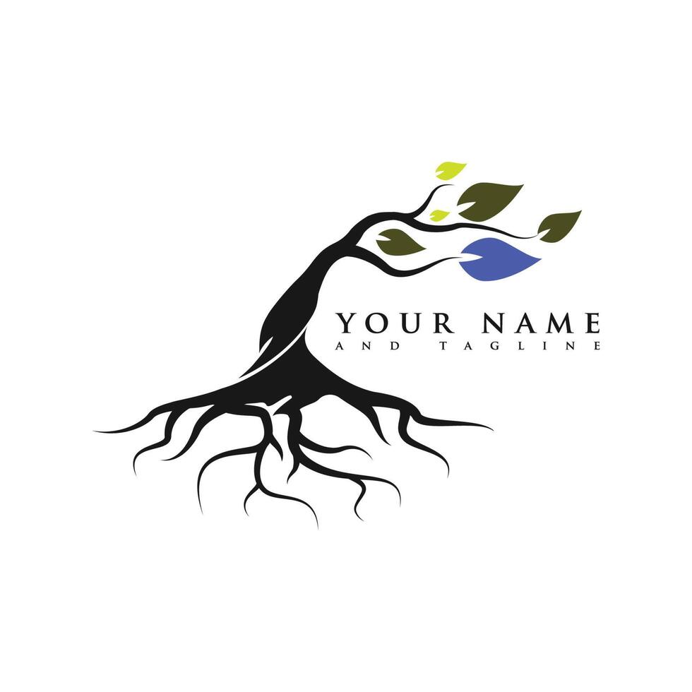 Baum-Logo-Design vektor