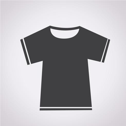 Tshirt Icon Symbol Zeichen vektor