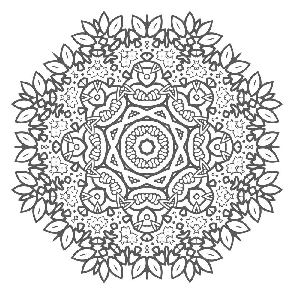 vacker mandala vektor för design