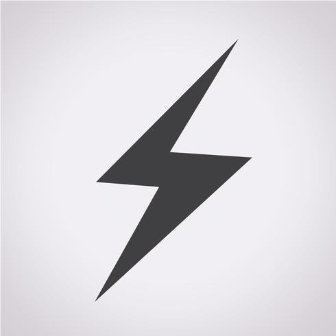 Blitz Symbol Symbol Zeichen vektor