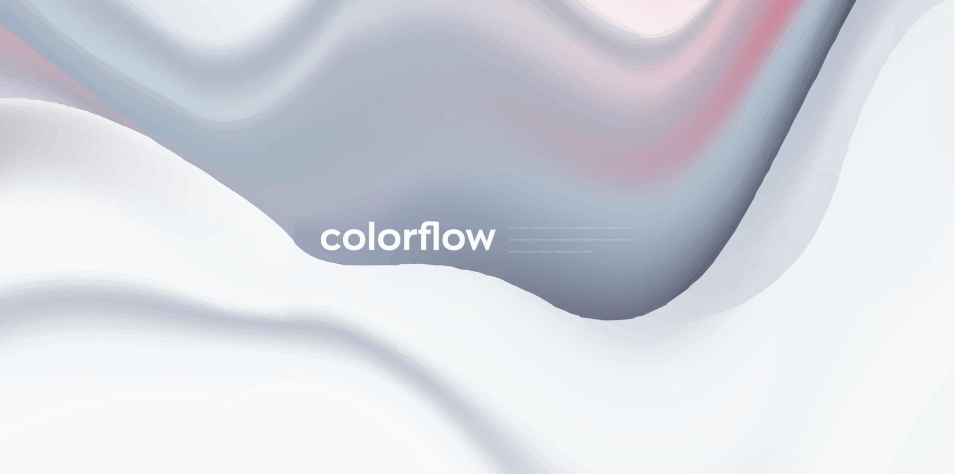 färgglad flytande våg bakgrund, dynamisk 3d färgflöde vektorelement för webbplats, broschyr, affisch. färgglada vågiga vektorillustration, modern bakgrundsdesign. vektor