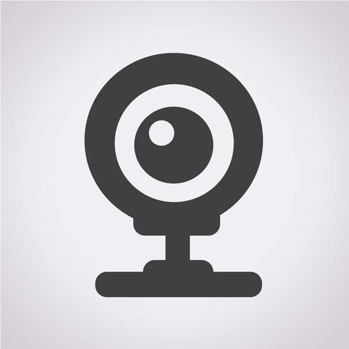 Webcam-Symbol Symbol Zeichen vektor