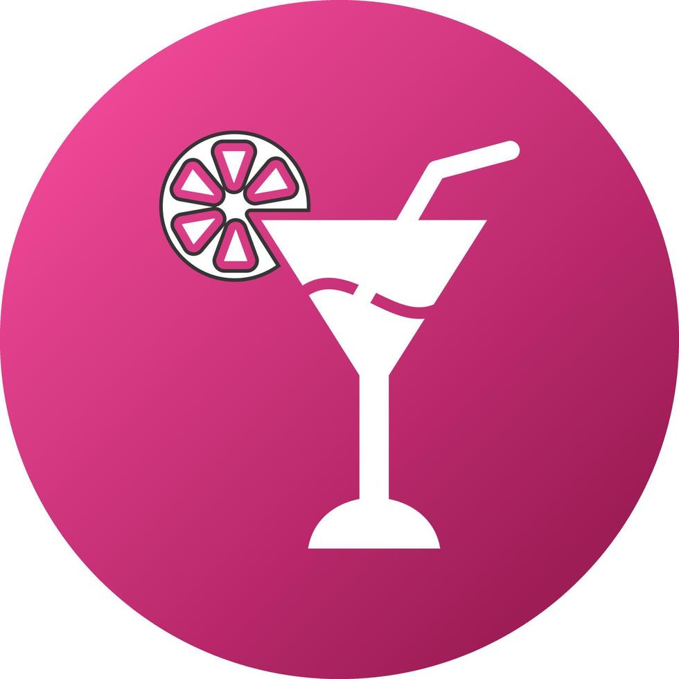 Cocktail-Icon-Stil vektor