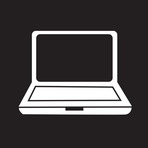 Laptop Symbol Symbol Zeichen vektor