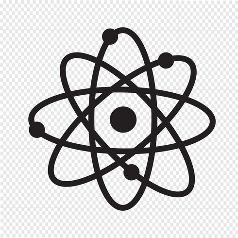 Atom Symbol Symbol Zeichen vektor