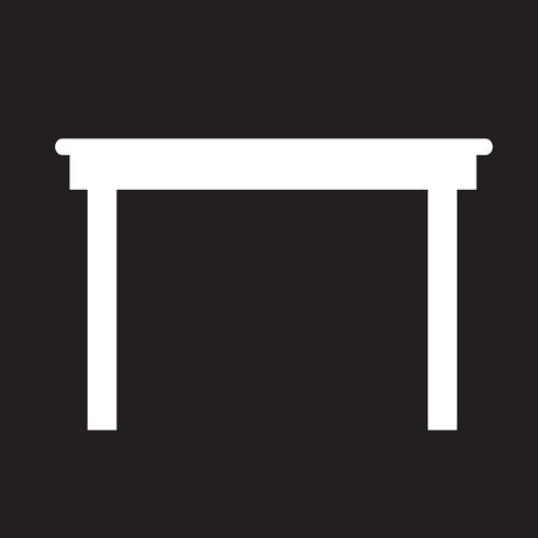 Tabell ikon symbol tecken vektor
