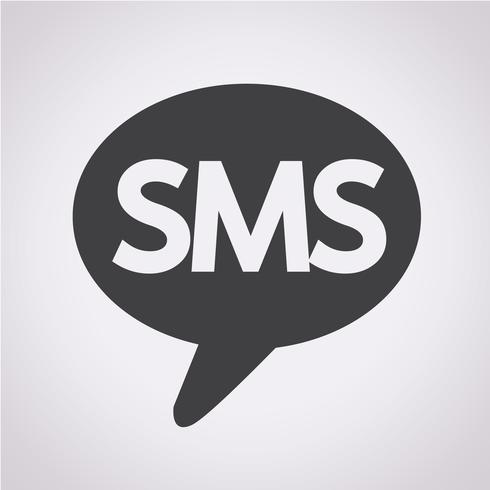 SMS-Symbol Symbol Zeichen vektor
