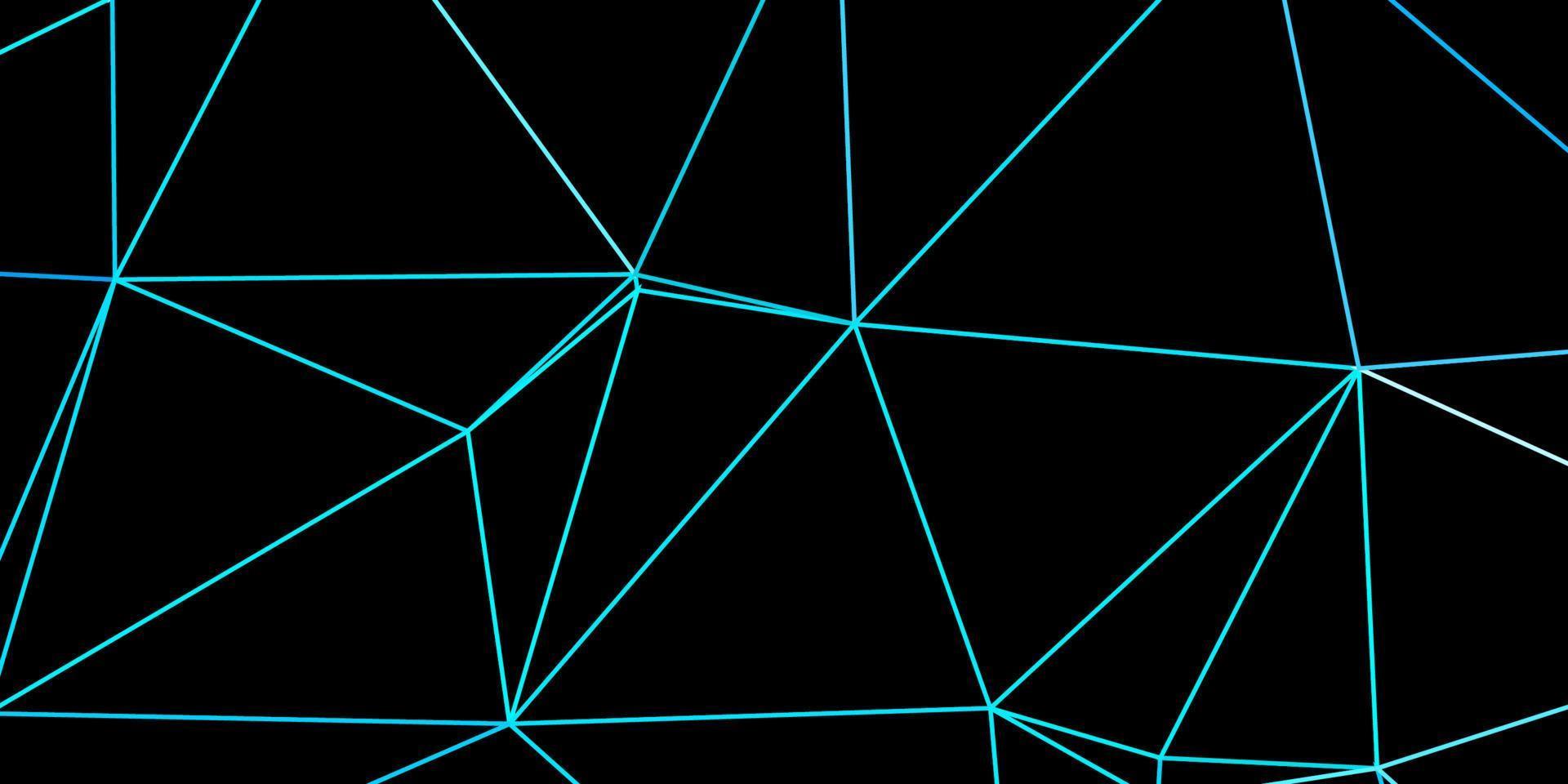 geometrisches polygonales Layout des hellblauen Vektors. vektor