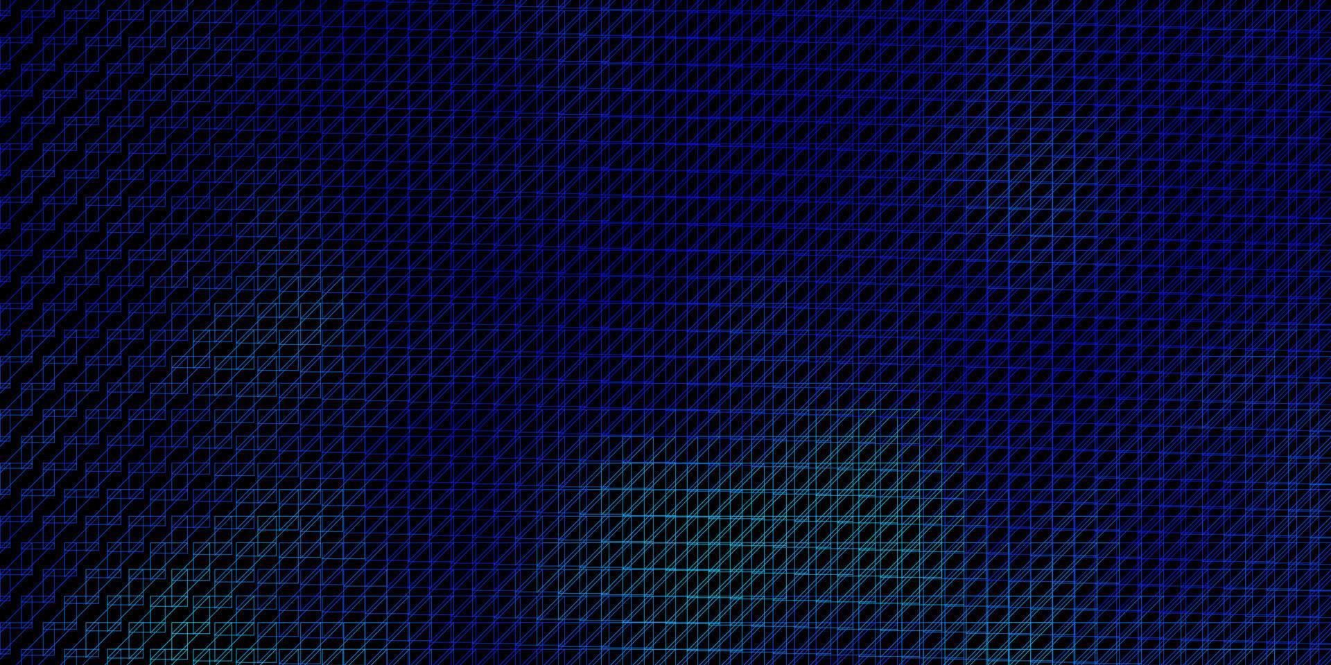 mörkblå vektor bakgrund med linjer.