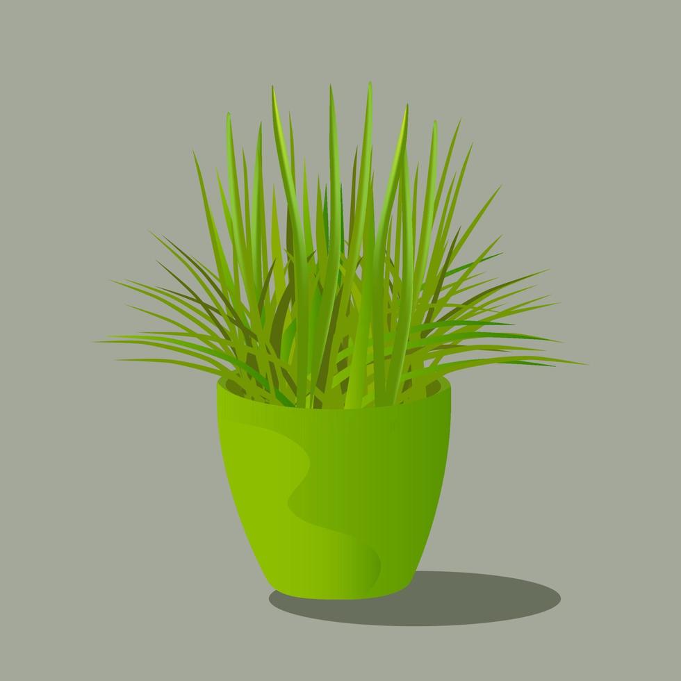 grön krukväxt. vektor