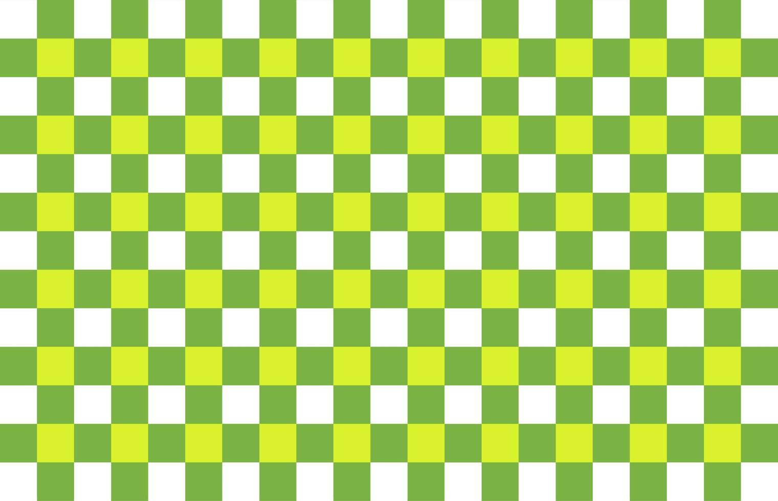 buntes grünes Muster karierter Hintergrund bestehend aus mehreren Farben. abstrakter pastellfarbener Schachbretthintergrund. Vektor-Illustration. vektor