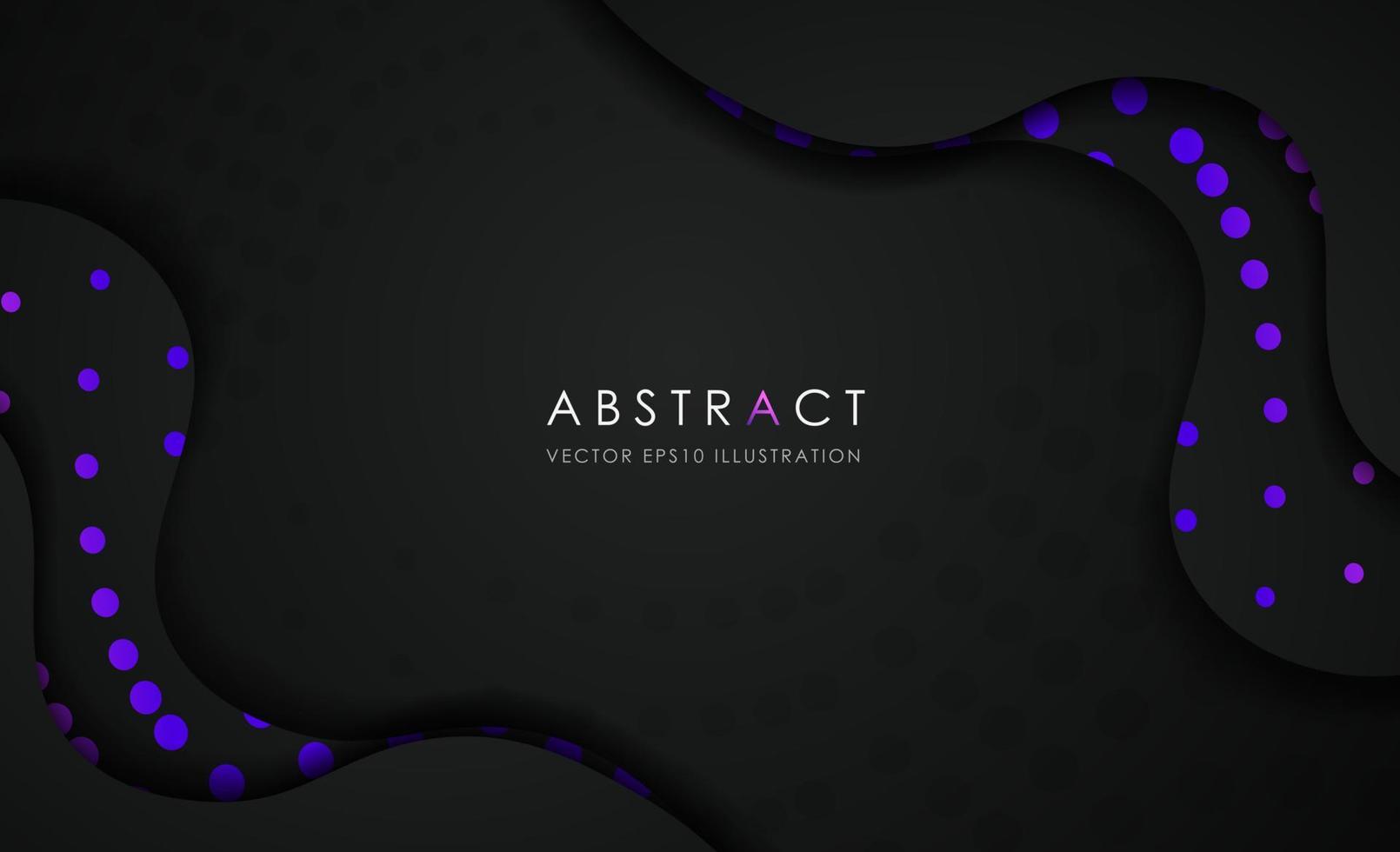 abstrakt mörkblå lila kurva överlappande bakgrund. modern ljus gradient konst bakgrund eller banner för företag. vektor illustration