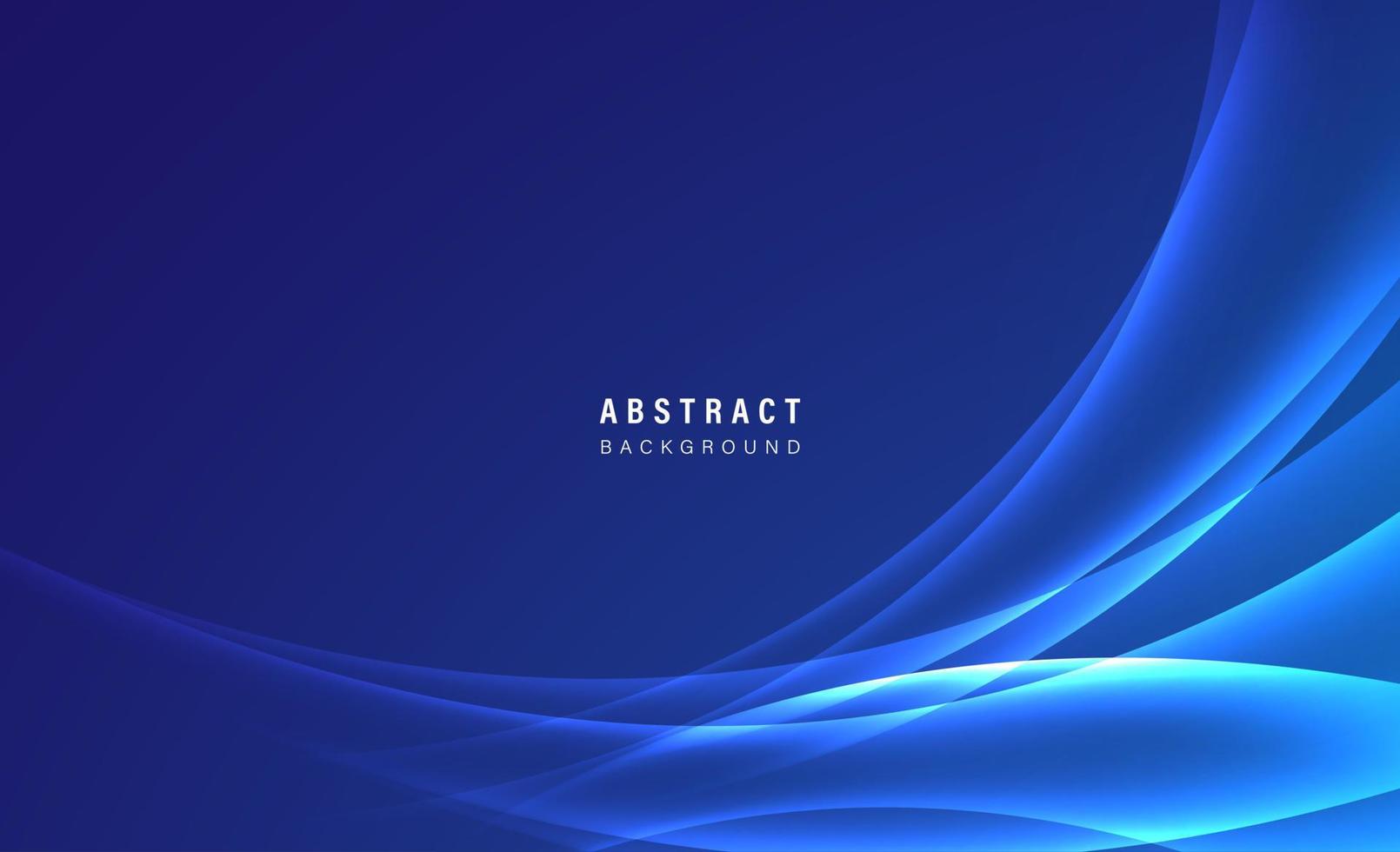 abstrakt blå vågig med suddigt ljus böjda linjer bakgrund. cool grafisk design med digital teknik våglinjer på modern ljus gradient bakgrund. vektor illustration