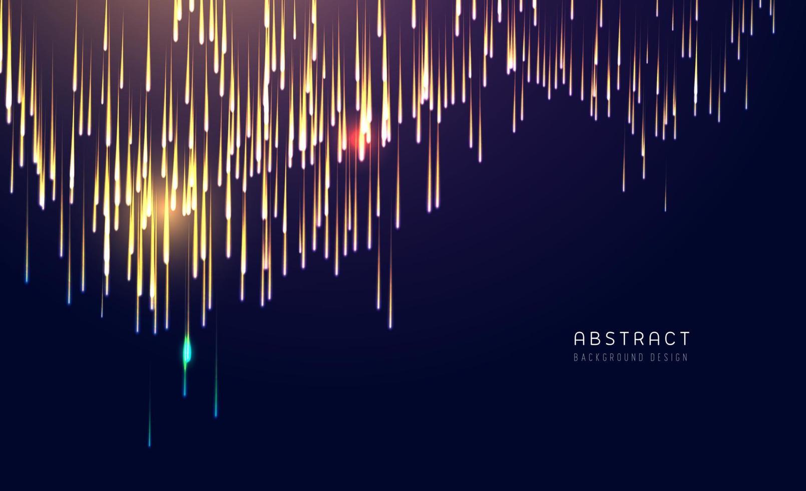 abstrakt ljus geometrisk fallande bakgrund. vetenskaplig bakgrund. futuristisk teknik element med ljus våg exploderade. vektor illustration