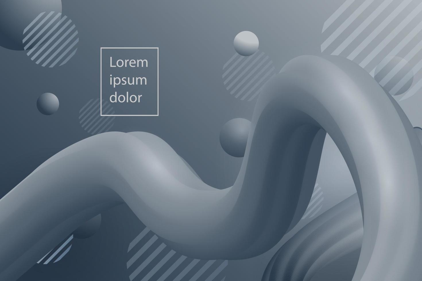 buntes abstraktes geometrisches Hintergrunddesign. flüssige farbe der modernen kurve mit zusammensetzung der flüssigen formen. cooler hintergrund für web-landing-vorlage, poster oder banner. Vektor-Illustration vektor