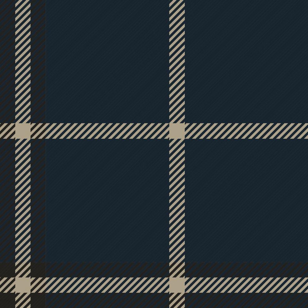 Tartan pläd skotskt sömlöst mönster i mörkblått, svart och vitt. textur från tartan, pläd, dukar, skjortor, kläder, klänningar, sängkläder, filtar och annan textil vektor