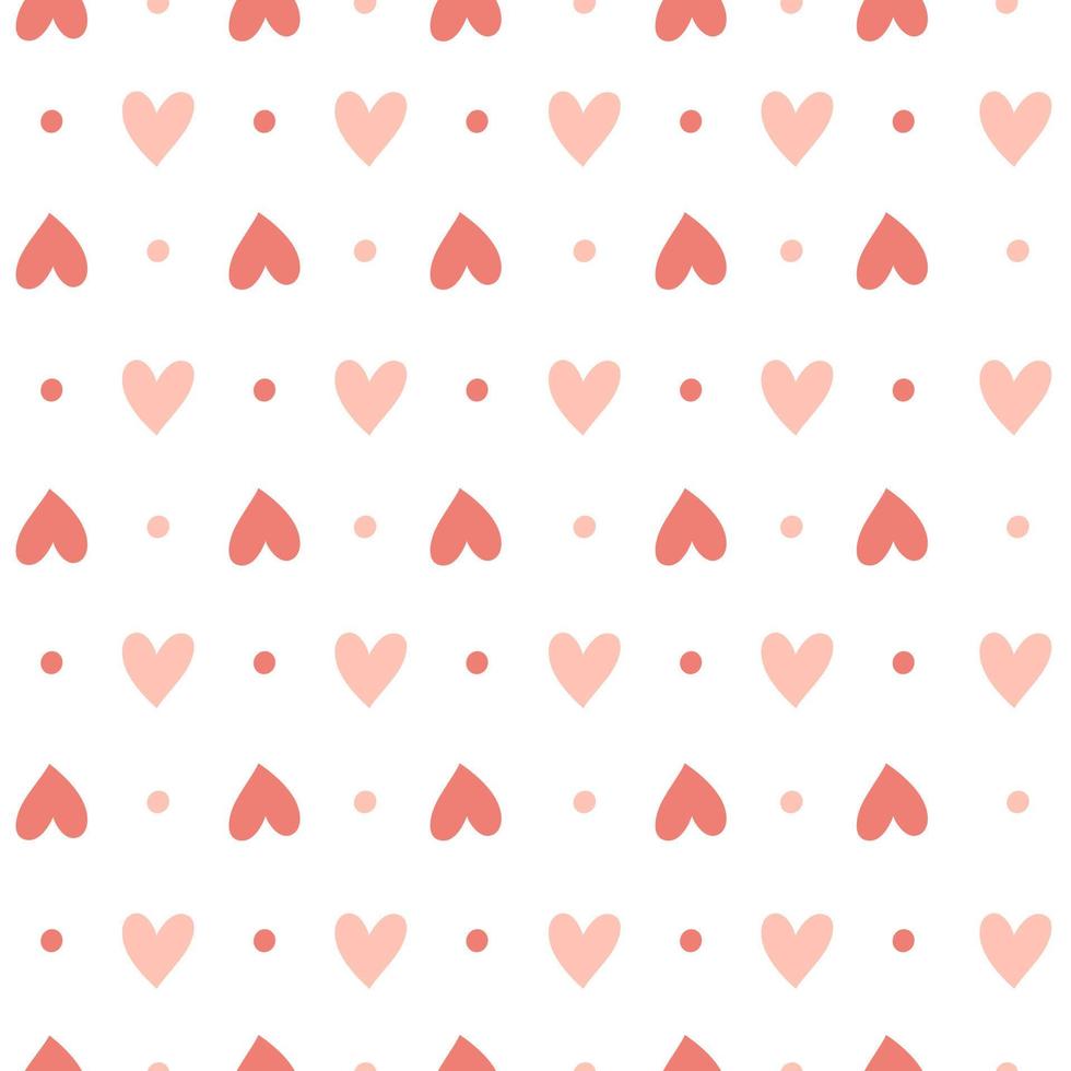 hjärtan seamless mönster. design för tyg, textil, omslagspapper vektor