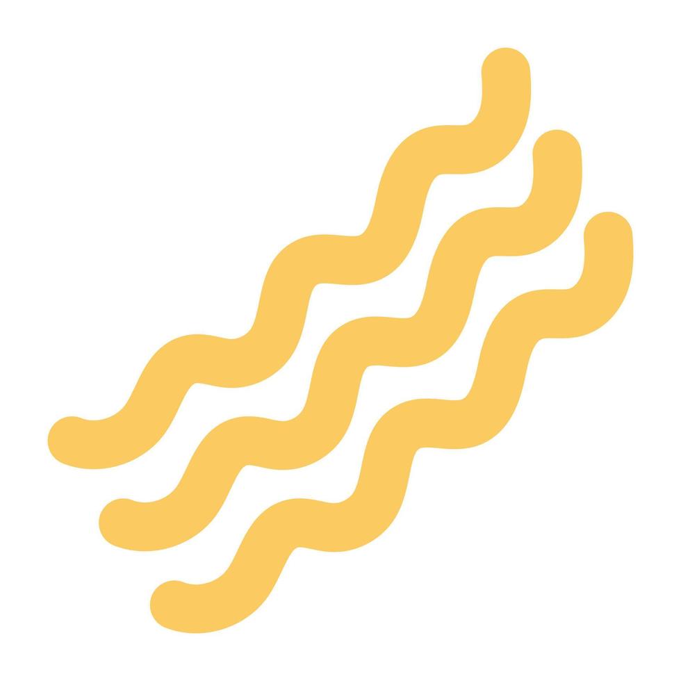 trendiga baconkoncept vektor