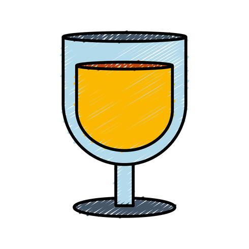 Glas-Symbol zu trinken vektor