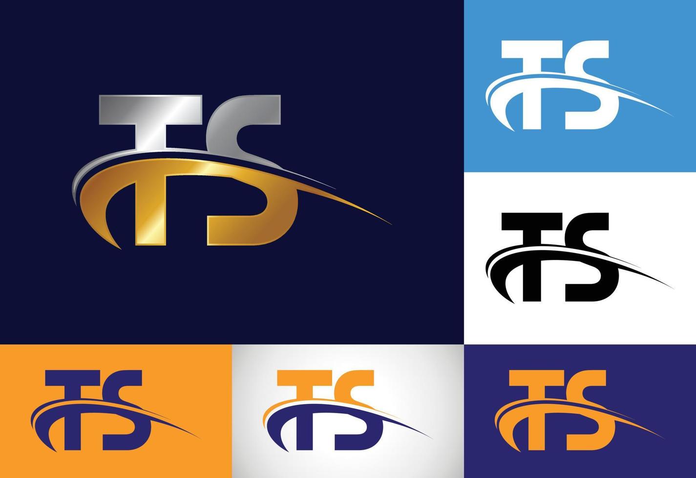 första bokstaven ts logotyp design vektor. grafisk alfabetsymbol för företagets företagsidentitet vektor