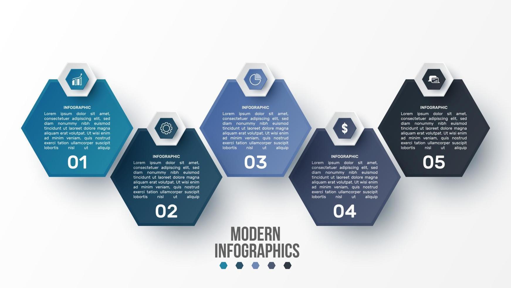 vektor 3d infographic mall för presentation. visualisering av affärsdata. abstrakta element. kreativt koncept för infographic.